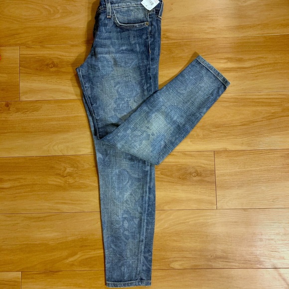 NWT Current/Elliot “The Stiletto” Blue Rose Jeans - Picture 7 of 8
